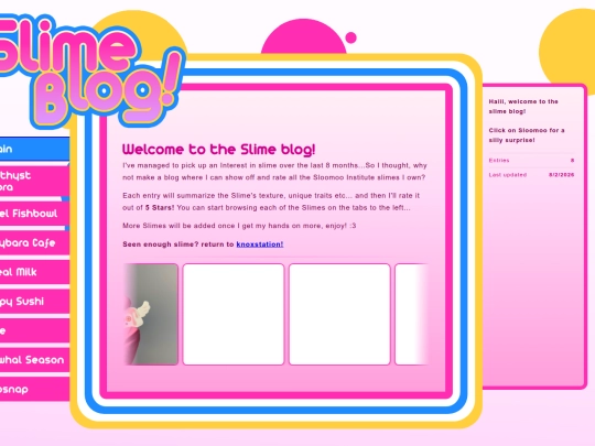 slimeblog screenshot