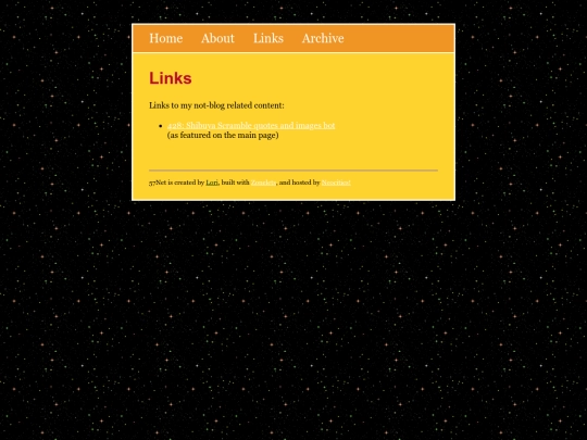 links screenshot