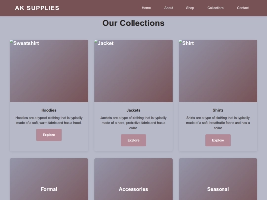 collections screenshot