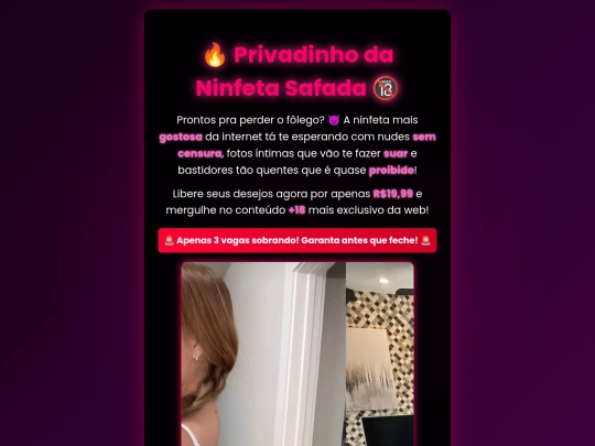 ninfetinha/index_final screenshot