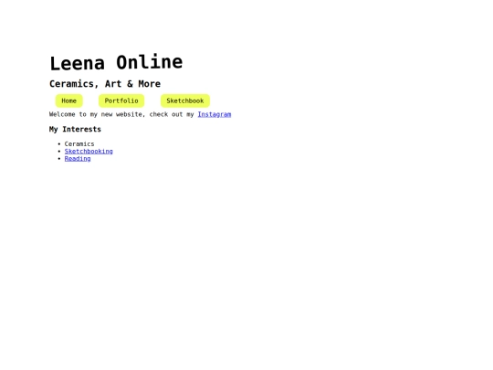 index screenshot
