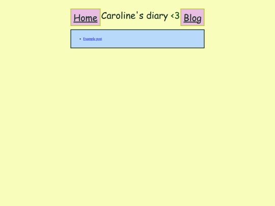 blog screenshot