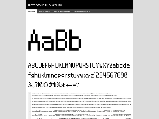 dsfont/nintendo-ds-bios-demo screenshot