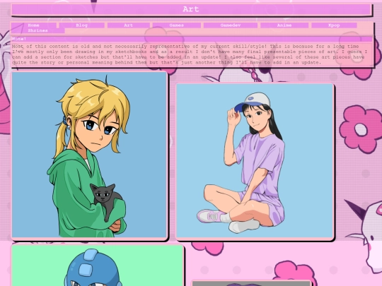 html/art screenshot