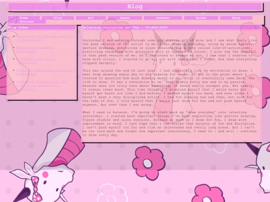 html/blog screenshot