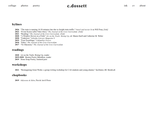 poetry screenshot
