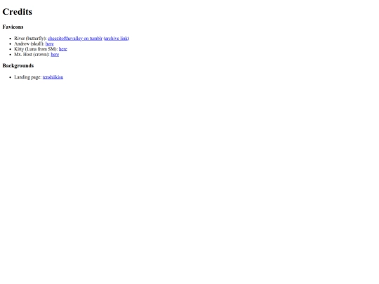 credits-main screenshot