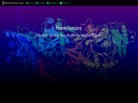 pages/resources screenshot