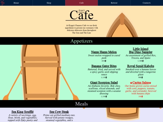 cafe screenshot
