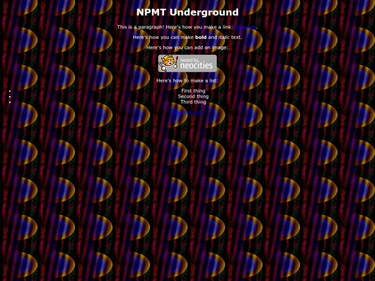 index screenshot