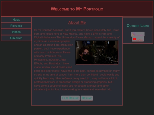 Portfolio/portfolio_about screenshot