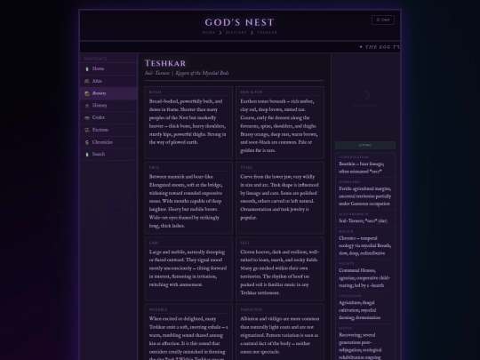 bestiary/teshkar screenshot