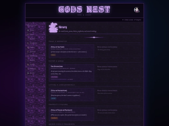 library screenshot