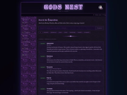 search screenshot