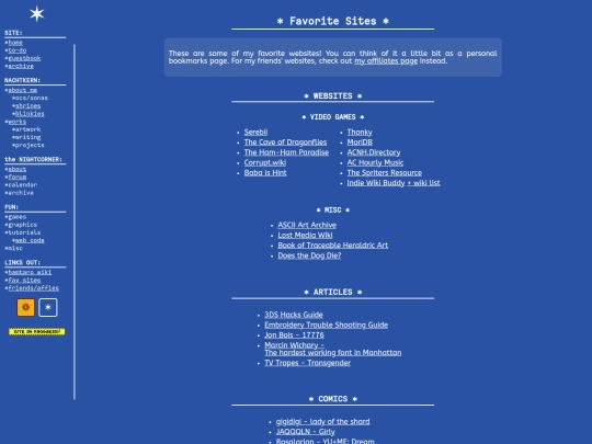 favsites screenshot