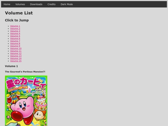 volumes screenshot