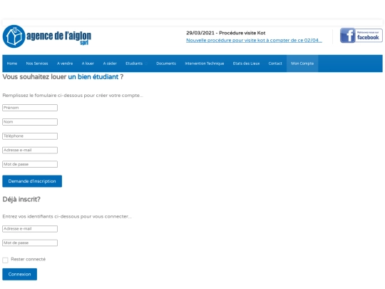 AiglonCompte screenshot