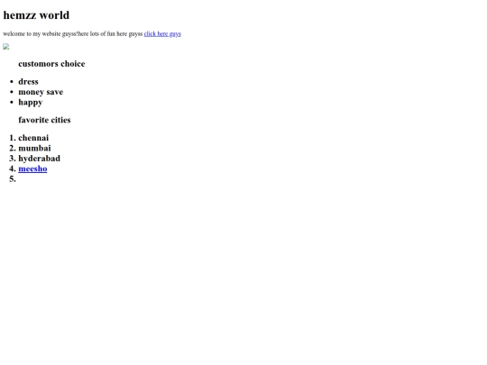 index screenshot