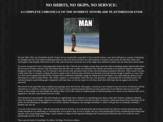 writing/noshirts screenshot