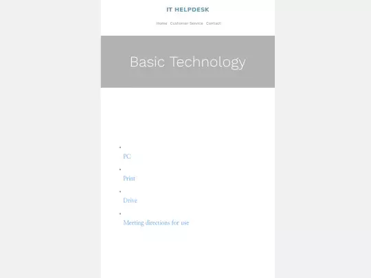Basic Technology screenshot