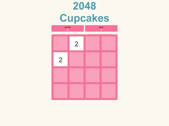 2048cupcakesiframe screenshot