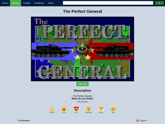 game/perfectgeneral screenshot