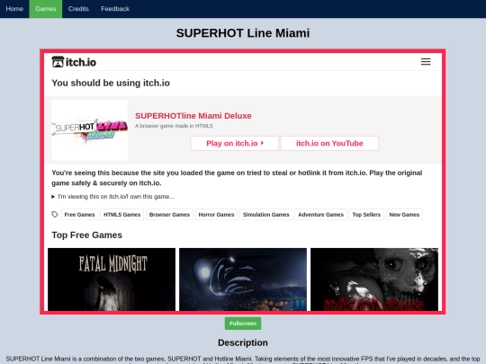 game/superhotlinemiami screenshot