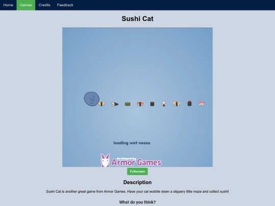 game/sushicat screenshot