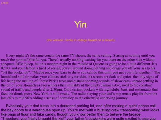 Prose screenshot
