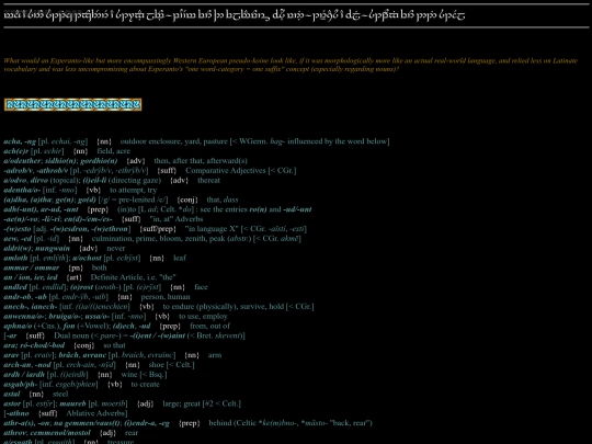 language screenshot