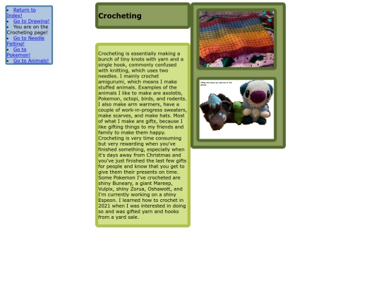 hobbies/crochet screenshot