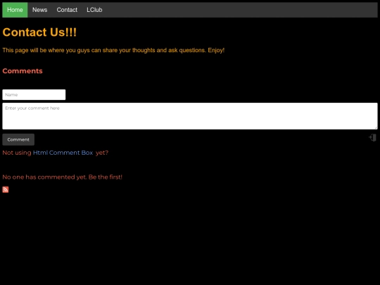 Contact screenshot