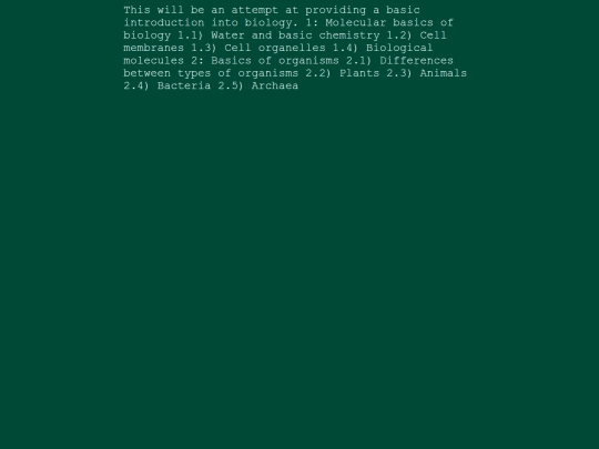 Biology screenshot