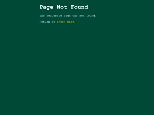 not_found screenshot
