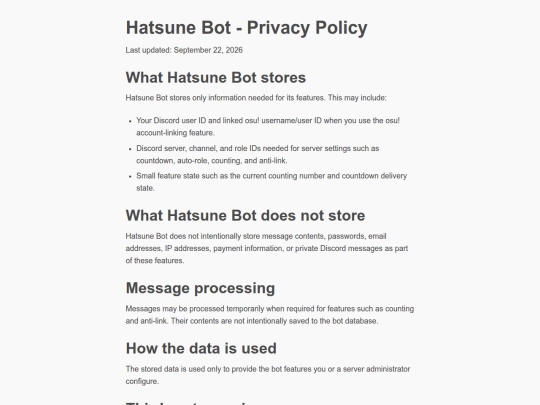 hatsune-privacy screenshot