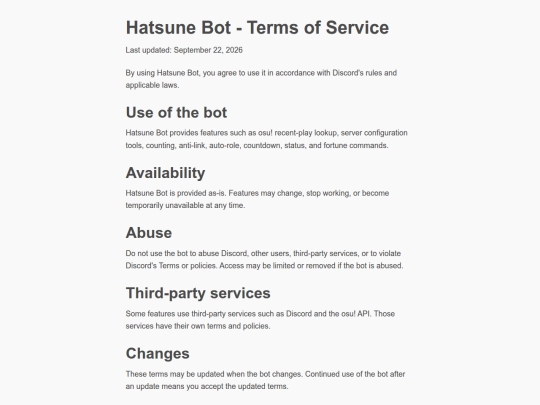hatsune-terms screenshot