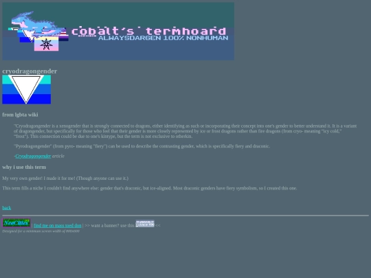 termhoard/cryodragongender screenshot