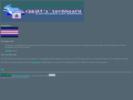 termhoard/dragonex screenshot