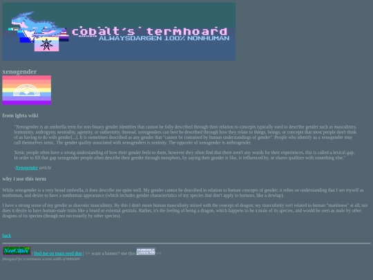 termhoard/xenogender screenshot