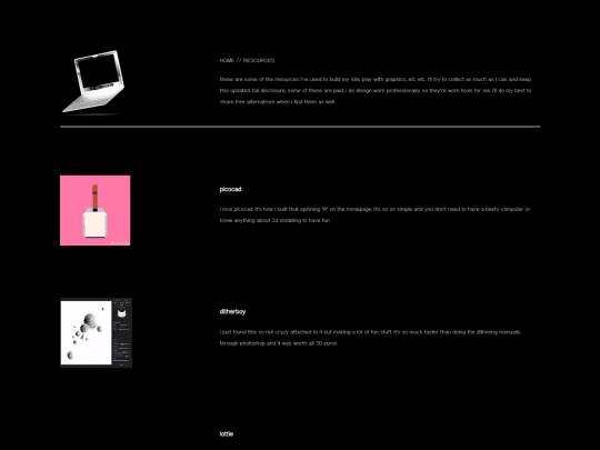 resources screenshot