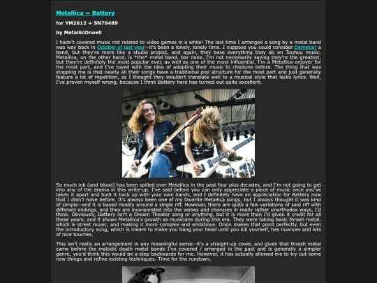 metallica_battery screenshot