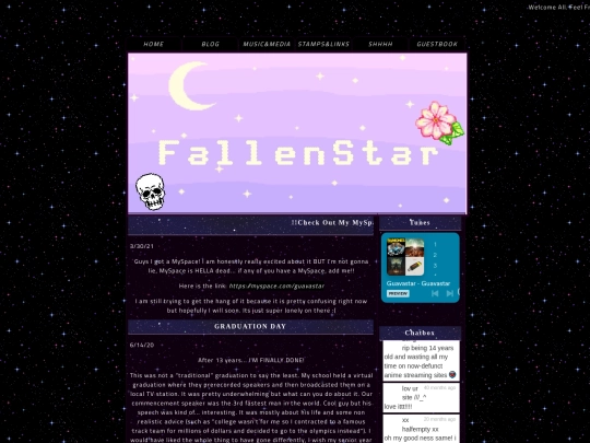 blog screenshot