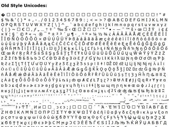unicoded_oldstyle_page screenshot
