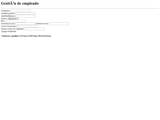 Modules/Empleado/HTMLempleado screenshot