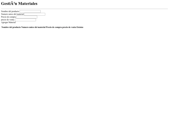 Modules/Examenes/Materiales/HTMLmateriales screenshot