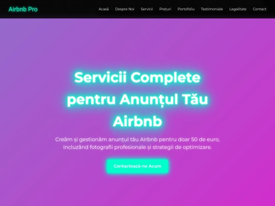 Airbnb-Bucharest-management screenshot
