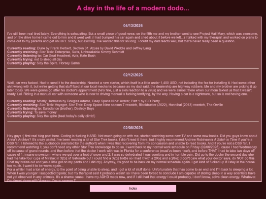 blog screenshot