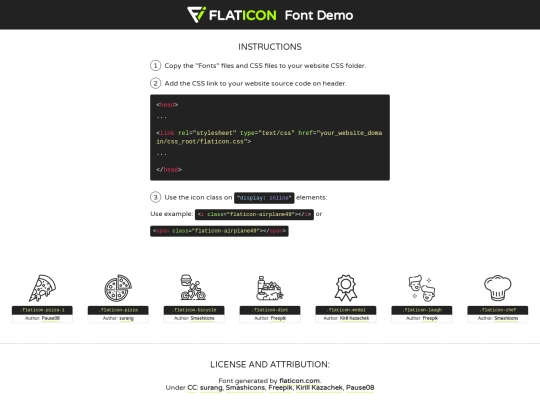 fonts/flaticon/flaticon screenshot