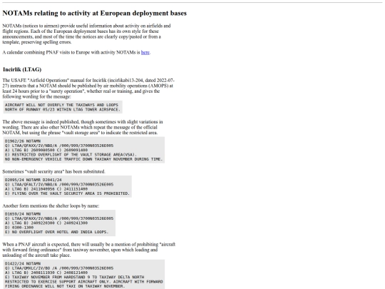 usaf-notams screenshot