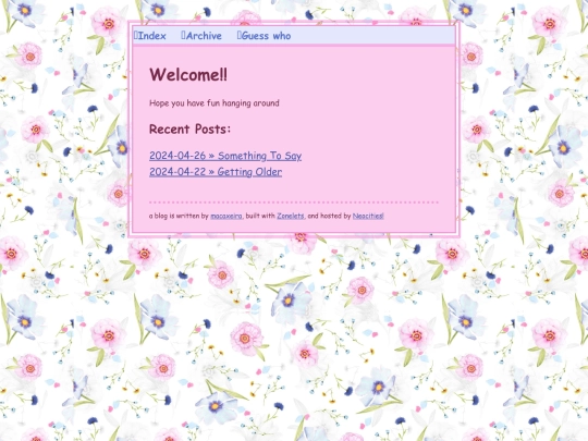 blog screenshot